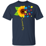 Accept Understand Love Autism Awareness Sunflower Gift T-Shirt - Macnystore