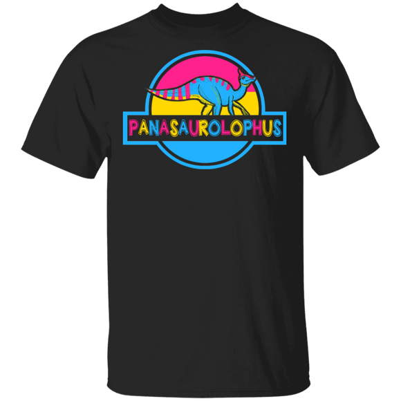 Pride Pansexual Flag Parasaurolophus Proud LGBT Pansexual Gifts T-Shirt - Macnystore