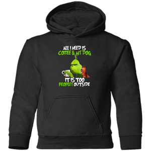 It Is Too Peopley Outside Mr. Grinch Funny Grinch Shirt Pullover Hoodie - Macnystore