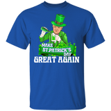 Trump Lover Make St Patricks Day Great Again Drinking Drunk T-Shirt - Macnystore