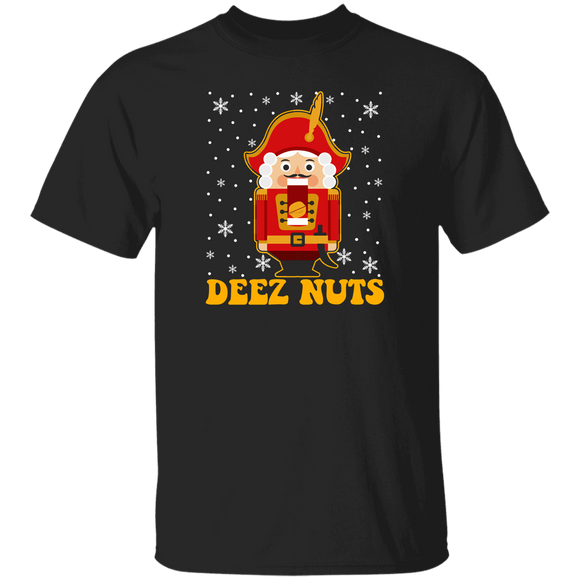 Christmas Nutcracker Lover Shirt Deez Nuts Funny Christmas Inappropriate Nutcracker Lover Gifts Christmas T-Shirt - Macnystore