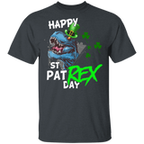 Happy St Patrex Day Patricks Day T-rex T-Shirt - Macnystore