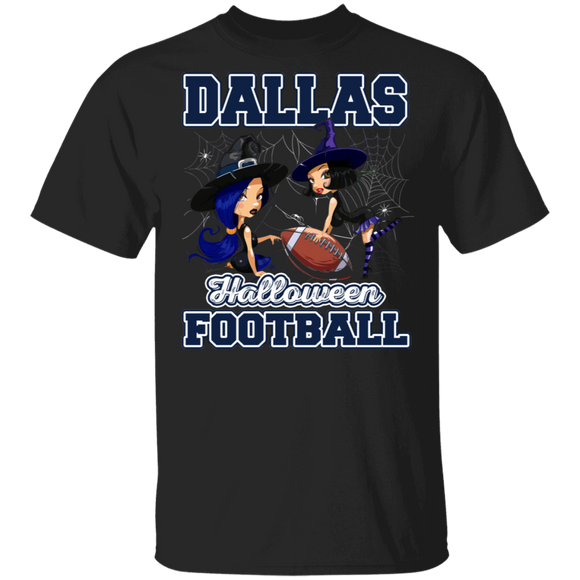 Halloween Witch Shirt Dallas Halloween Football Funny Halloween Witch Football Player Lover Gifts Halloween T-Shirt - Macnystore