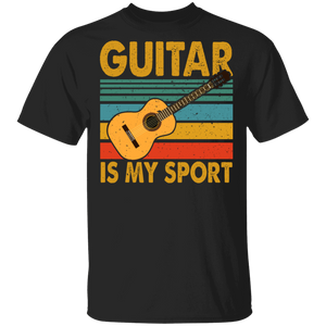 Vintage Retro Guitar Is My Sport Guitarist Lover Gifts T-Shirt - Macnystore