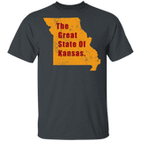 The Great State Of Kansas City Football Lover T-Shirt - Macnystore