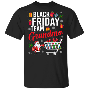 Christmas Santa Shirt Black Friday Team Grandma Cool Christmas Santa Grandma Shopping Lover Gifts Christmas T-Shirt - Macnystore