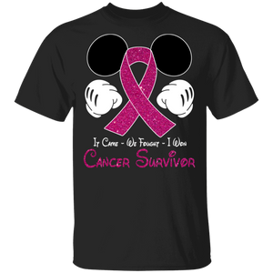 It Came We Fought I Won Cancer Survivor Cool Pink Ribbon Breast Cancer Awareness Gifts T-Shirt - Macnystore