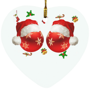 Heart Merry Christmas Baubles SUBORNH Heart Ornament - Macnystore