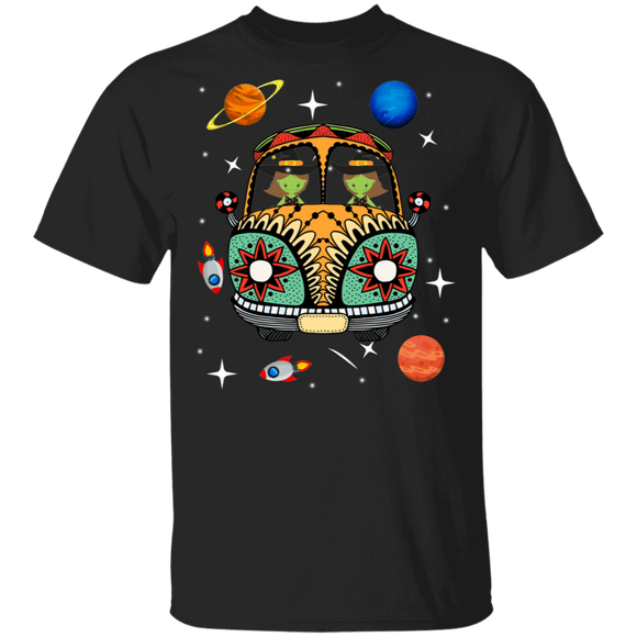 Car Lover Shirt Hippie Witch Space Road Trip Car Gifts T-Shirt - Macnystore