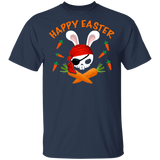Bunny Skull Crossbones Pirate Lover Funny Rabbit Bunny Eggs Easter Day Matching Shirt For Kids Women Christian Gifts T-Shirt - Macnystore