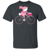 Bunny Riding Bicycle Easter Eggs Funny Easter Gifts T-Shirt - Macnystore
