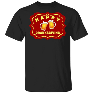 Thanksgiving Beer Lover Shirt Happy Dranksgiving Funny Thanksgiving Drinking Beer Lover Gifts T-Shirt - Macnystore
