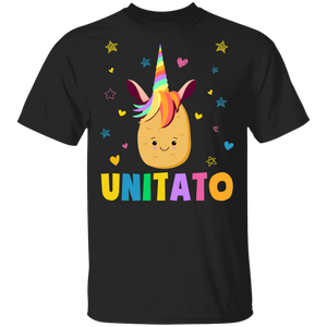 Unitato Funny Unicorn Potato Matching Magical Unicorn Lover Farmer Gifts T-Shirt - Macnystore