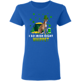 I So Irish Right Whippet Dog Lover St. Patrick's Day Gifts Ladies T-Shirt - Macnystore