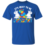 It's Ok To Be Different Cute Rhino Autism Awareness Autistic Children Autism Patient Kids Men Women Rhino Lover Gifts Youth T-Shirt - Macnystore