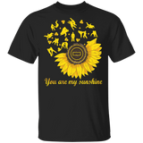 You Are My Sunshine Cool Sunflower Wrestling Shirt Matching Professional Wrestling Sport Lover Wrestler Gifts T-Shirt - Macnystore