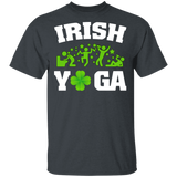 Irish Yoga Drinking Shamrock Leprechaun Drunker St Patrick's Day Drunker Gifts T-Shirt - Macnystore