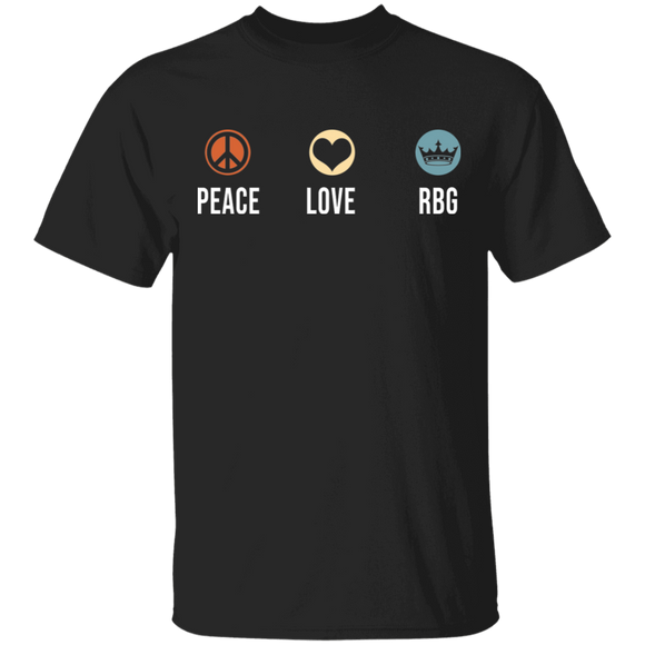 RBG Lover Shirt Peace Lover RBG Ruth Bader Ginsburg Queen Of Dissent In The Supreme Court Gifts T-Shirt - Macnystore