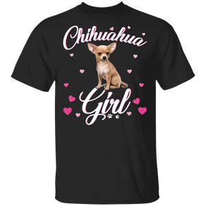 Chihuahua Girl Women Puppy Mom Dog Mama Lover T-Shirt - Macnystore