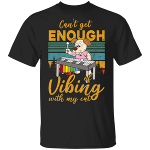 Can't Get Enough Of Vibing With My Dog Adorable Jazz Dog Playing Vibraphone T-Shirt - Macnystore