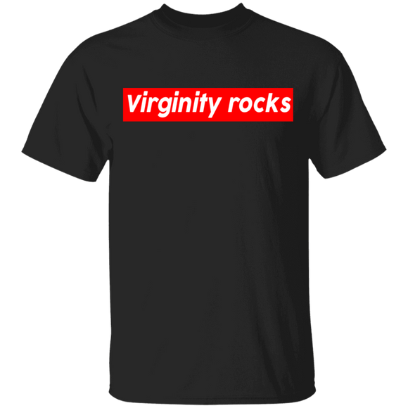 Super Cool Virginity Rocks Funny Rock Star Music Lover Youth T-Shirt - Macnystore