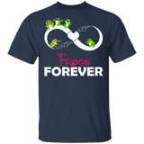 Frogs Forever Cute Frogs And Hearts Shirt Matching Frog Lover Fans Gifts T-Shirt - Macnystore