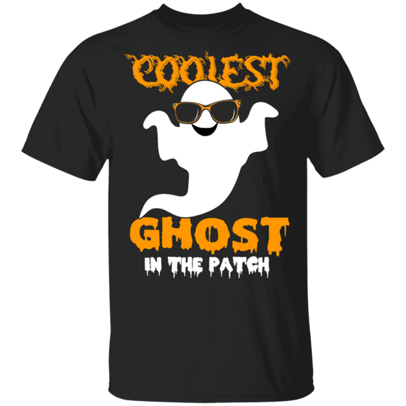 Funny Halloween Costume Coolest Ghost In The Patch T-Shirt - Macnystore