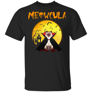 Meowcula Cool Siamese Cats Lover Halloween Gifts T-Shirt - Macnystore