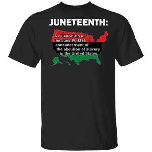 Juneteenth Definition Announcement Of The Abolition Of Slavery In The US Gifts T-Shirt - Macnystore