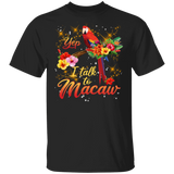 Yep I Talk To Macaw Funny Floral Macaw Shirt Bird Macaw Lover Trainer Men Women Shirt T-Shirt - Macnystore