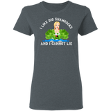 I Like Big Shamrock And I Cannot Lie St Patrick's Day Gifts Ladies T-Shirt - Macnystore