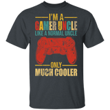 I'm A Gamer Uncle Just Like A Normal Uncle Only Much Cooler Funny Game Controller Shirt Matching Gamer Video Game Lover Gifts T-Shirt - Macnystore