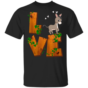 Love Donkey Funny Donkey Lover Fans Farmer Gifts T-Shirt - Macnystore