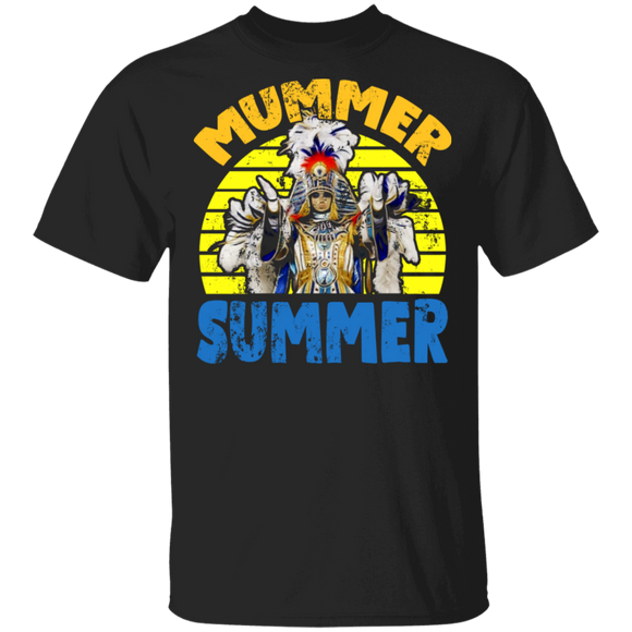 Vintage Retro Mummer Summer Cool Summer Mummers Gifts T-Shirt - Macnystore