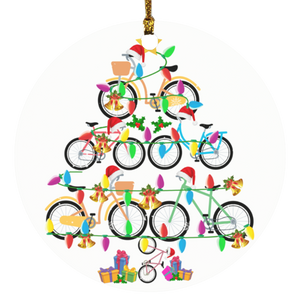 Christmas Ornament Bicycle Driver Christmas Tree Decorative Hanging Ornaments Ornament Xmas - Macnystore