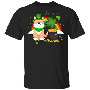 Leprechaun Shiba Inu Dog Lover St Patrick's Day Gifts T-Shirt - Macnystore