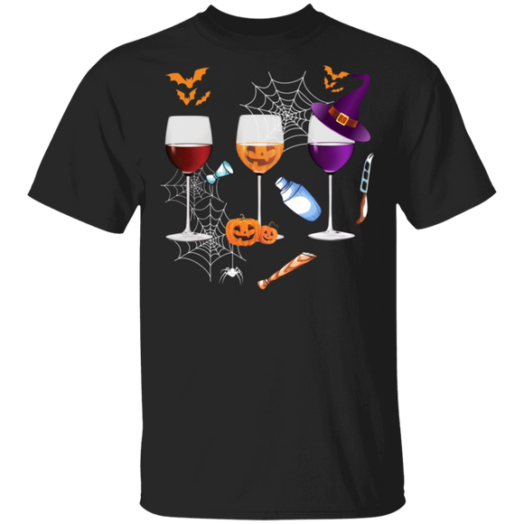 Halloween Shirt Bartender Witch Hat Pumpkin Bat Broom Halloween Gifts Halloween T-Shirt - Macnystore