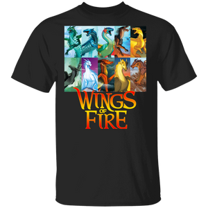 Dragon Lover Shirt Wings Of Fire Cool All Together Dragon Novel Lover Gifts T-Shirt - Macnystore