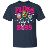Floss Like A Boss Dabbing Easter Eggs Funny Rabbit Bunny Eggs Easter Day Matching Shirt For Kids Women Dancer Gifts T-Shirt - Macnystore