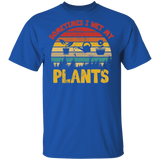 Vintage Funny Shirt Sometimes I Wet My Plants Plant Lovers T-Shirt - Macnystore