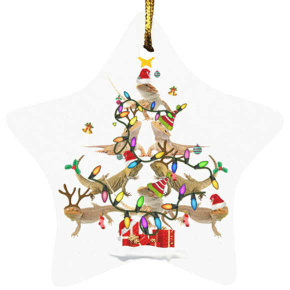 Decorative Hanging Ornaments Bearded Dragon Christmas Tree Xmas Light SUBORNS Star Ornament - Macnystore
