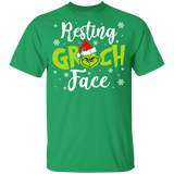 Resting Grinch Face Funny Mr.Grinch Youth T-Shirt - Macnystore