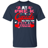 My Pre-K Cupids Will Steal Your Hearts Teacher Kindergarten Preschool Pre-k Teacher Student Funny Teacher Valentine Gifts T-Shirt - Macnystore