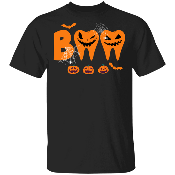 Halloween Dentist Shirt Boo Cute Halloween Dental Hygienist Dentist Gifts T-Shirt - Macnystore