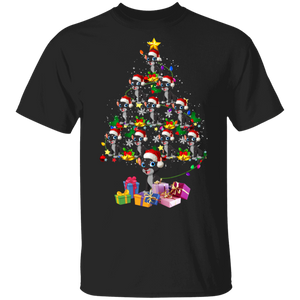 Christmas Panther Lover Panther X-mas Tree Funny Santa Panther Gift T-Shirt - Macnystore