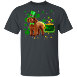 Leprechaun Poodle Dog Pet Lover Shamrock Funny Patrick's Day Kids Mens Womens St Patrick's Day Gifts T-Shirt - Macnystore