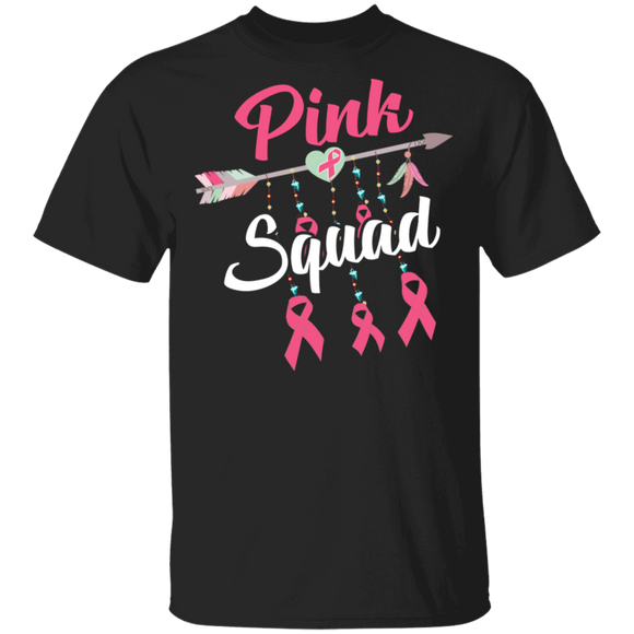 Pink Squad Cool Dream Catcher Breast Cancer Awareness Gifts T-Shirt - Macnystore