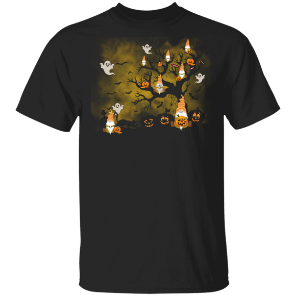 Halloween Gnome Shirt Gnomes Halloween Tree Cool Halloween Gnome Lover Gifts Halloween T-Shirt - Macnystore