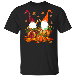 Halloween Shirt Pumpkin Gnomes Fall Autumn Cute Halloween Gnome Lover Gifts Halloween T-Shirt - Macnystore