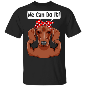 We Can Do It Funny Dog Pet Lover Owner Matching Dog Shirt For Kids Women Gifts T-Shirt - Macnystore